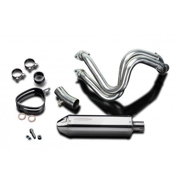 Delkevic volledig systeem Tri-Oval RVS 320mm - Ninja 650 (2017-2020)