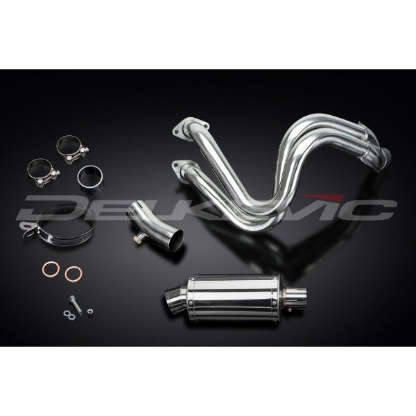 Delkevic volledig systeem Oval RVS 225mm - Ninja 650 (2017-2020)