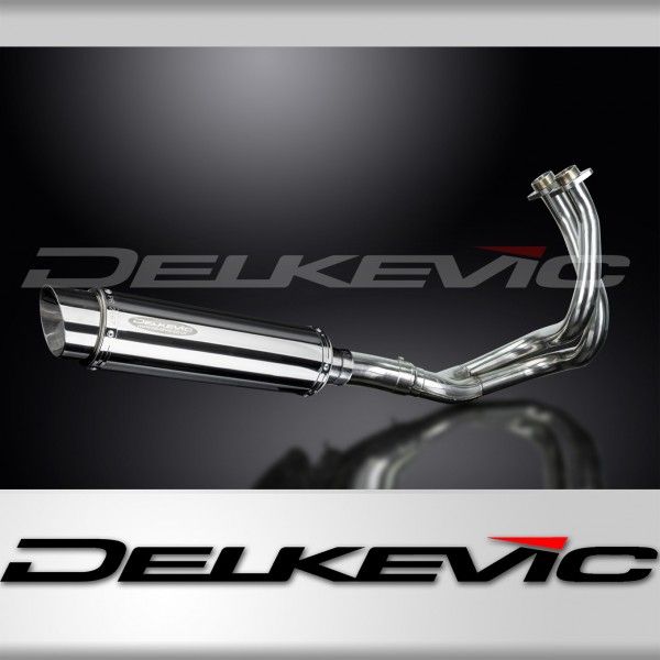 Delkevic volledig systeem Round RVS 350mm - Ninja 650 (2017-2020)