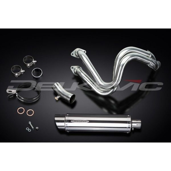 Delkevic volledig systeem Round RVS 350mm - Ninja 650 (2017-2020)