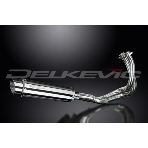 Delkevic volledig systeem Round RVS 350mm - Ninja 650 (2017-2020)