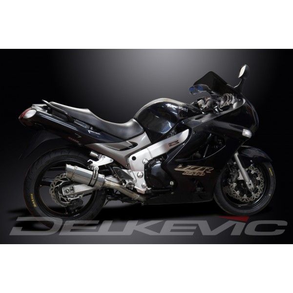 Delkevic slip-on kit Round RVS 200mm - ZZR1200 (2002-2005)