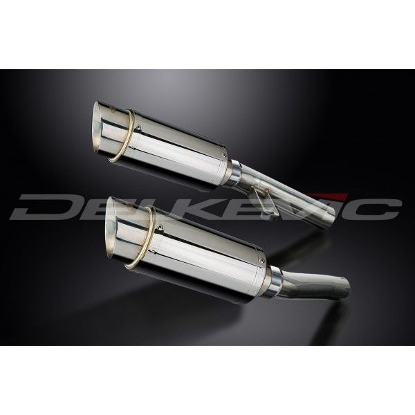 Delkevic slip-on kit Round RVS 200mm - ZZR1200 (2002-2005)