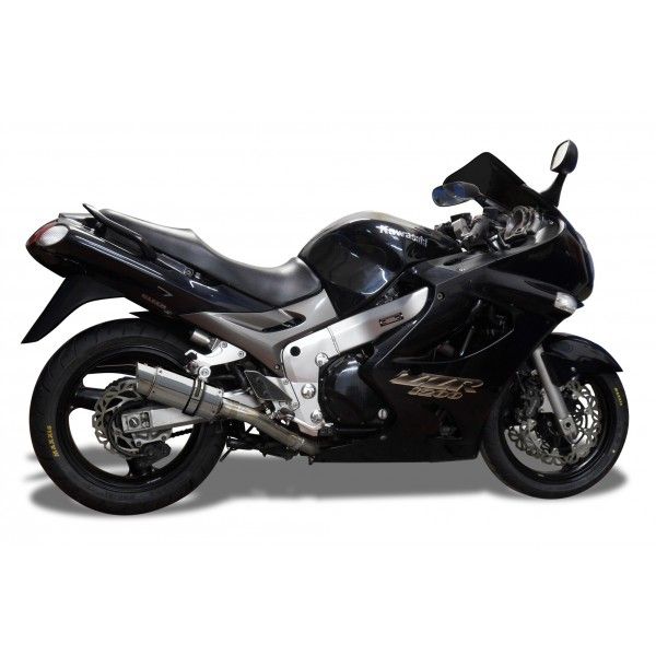 Delkevic slip-on kit Round RVS 200mm - ZZR1200 (2002-2005)