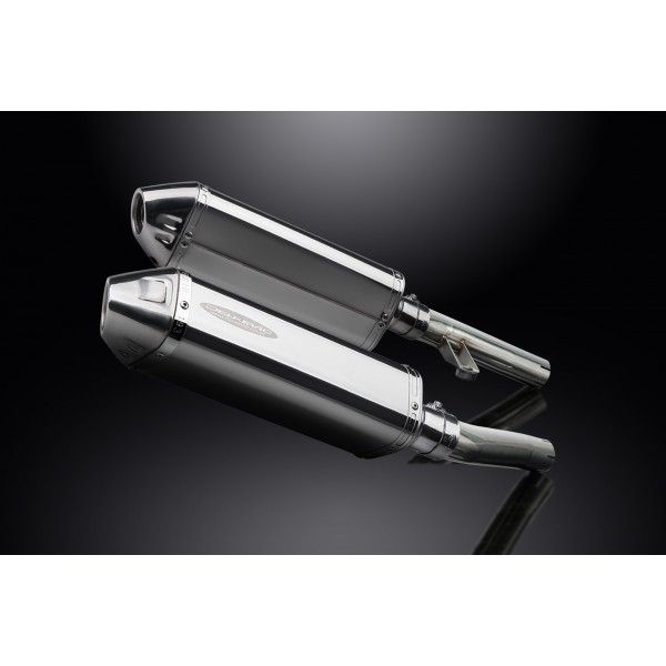 Delkevic slip-on kit Tri-Oval RVS 320mm - ZZR1200 (2002-2005)