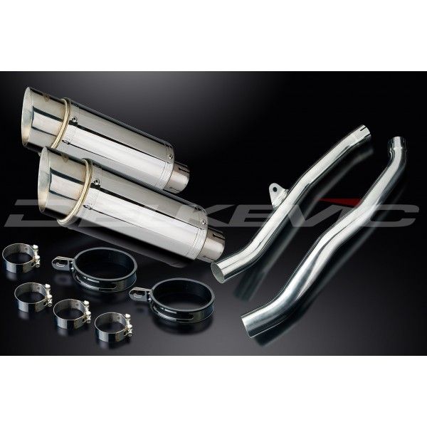 Delkevic slip-on kit Round RVS 200mm - ZZR1400/ZX14 (2006-2007)