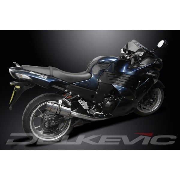 Delkevic slip-on kit Round RVS 200mm - ZZR1400/ZX14 (2006-2007)