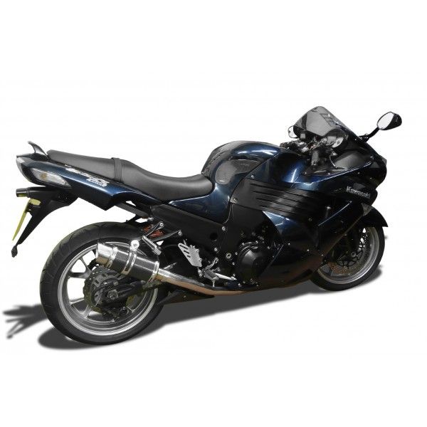 Delkevic slip-on kit Round RVS 200mm - ZZR1400/ZX14 (2006-2007)