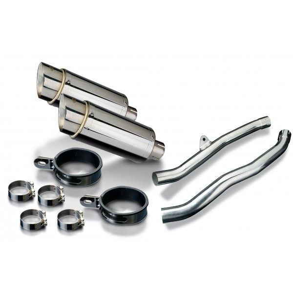 Delkevic slip-on kit Round RVS 200mm - ZZR1400/ZX14 (2006-2007)