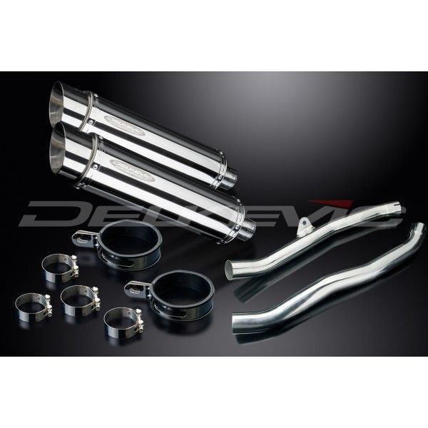 Delkevic slip-on kit Round RVS 350mm - ZZR1400/ZX14 (2006-2007)