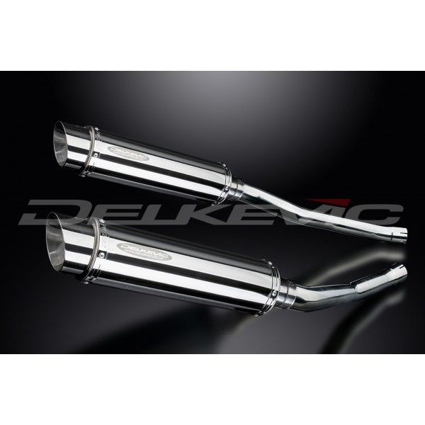 Delkevic slip-on kit Round RVS 350mm - ZZR1400/ZX14 (2006-2007)