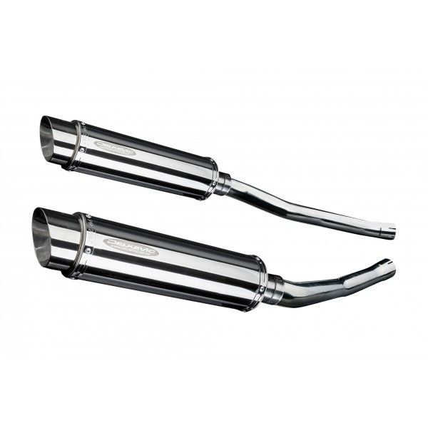 Delkevic slip-on kit Round RVS 350mm - ZZR1400/ZX14 (2006-2007)