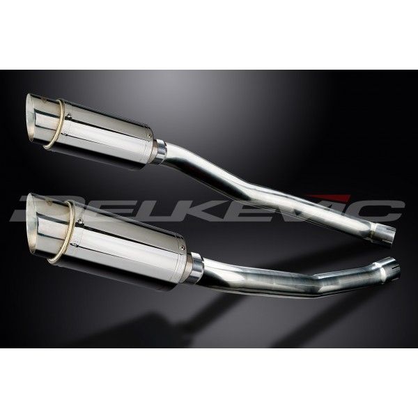 Delkevic slip-on kit Round RVS 200mm - ZZR1400/ZX14 (2008-2011)