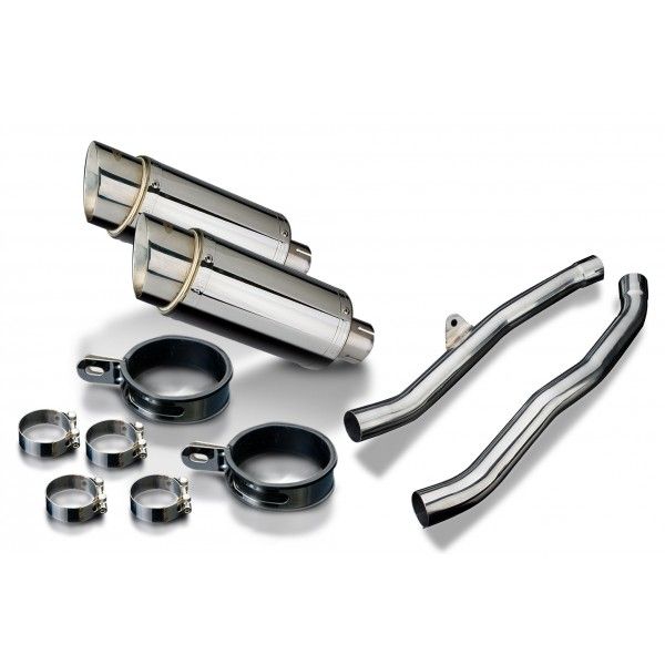 Delkevic slip-on kit Round RVS 200mm - ZZR1400/ZX14 (2008-2011)