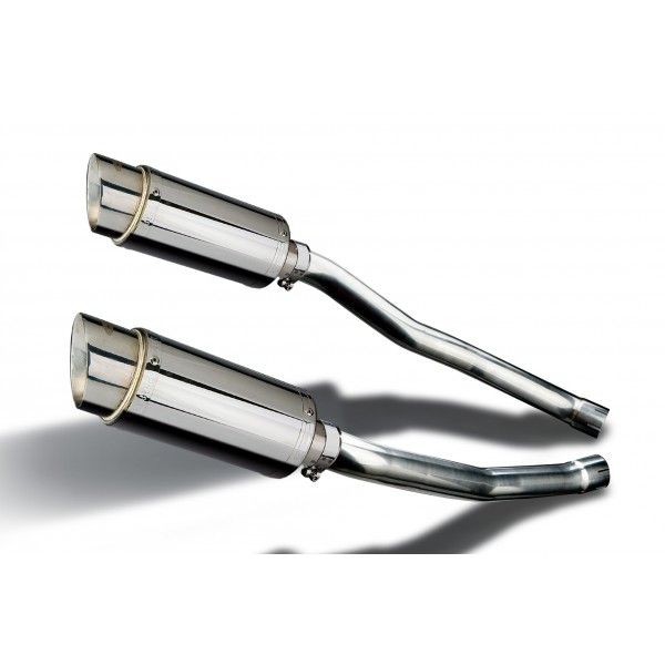 Delkevic slip-on kit Round RVS 200mm - ZZR1400/ZX14 (2008-2011)