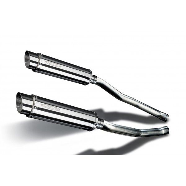 Delkevic slip-on kit Round RVS 350mm - ZZR1400/ZX14 (2008-2011)