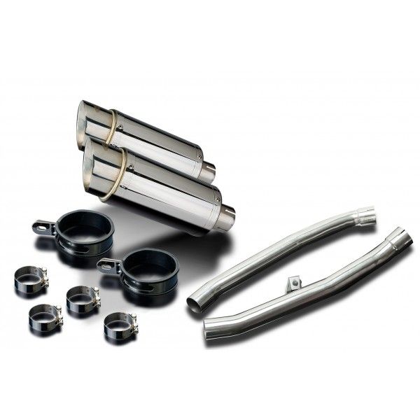 Delkevic slip-on kit Round RVS 200mm - ZZR1400 (2012-2020)