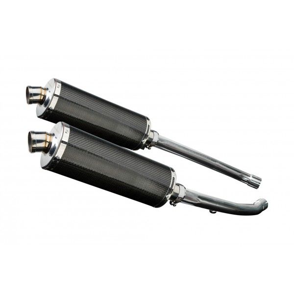 Delkevic slip-on kit Oval Carbon 350mm - ZZR1400 (2012-2020)