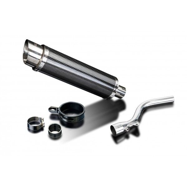 Delkevic slip-on kit Round Carbon 350mm - ZZR1400 (2012-2020)