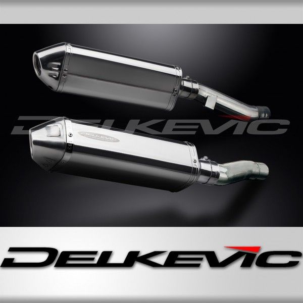 Delkevic slip-on kit Tri-Oval RVS 320mm - ZZR400/600 (1990-2009)