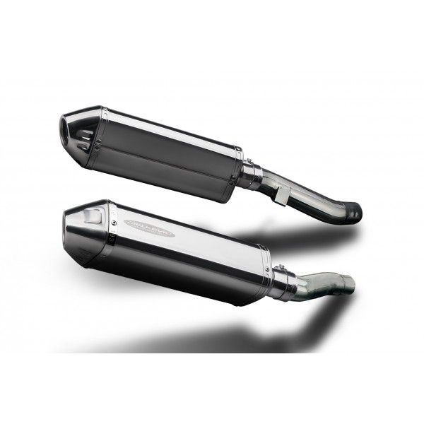 Delkevic slip-on kit Tri-Oval RVS 320mm - ZZR400/600 (1990-2009)