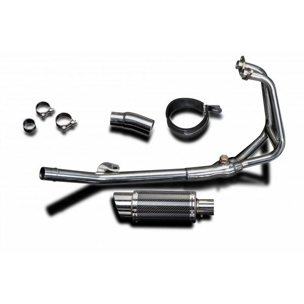 Delkevic volledig systeem Round Carbon 200mm - NINJA 250R (2008-2013)