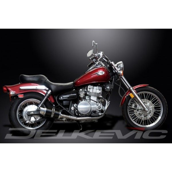 Delkevic slip-on kit Round Carbon 200mm - EN500C 1996-2009