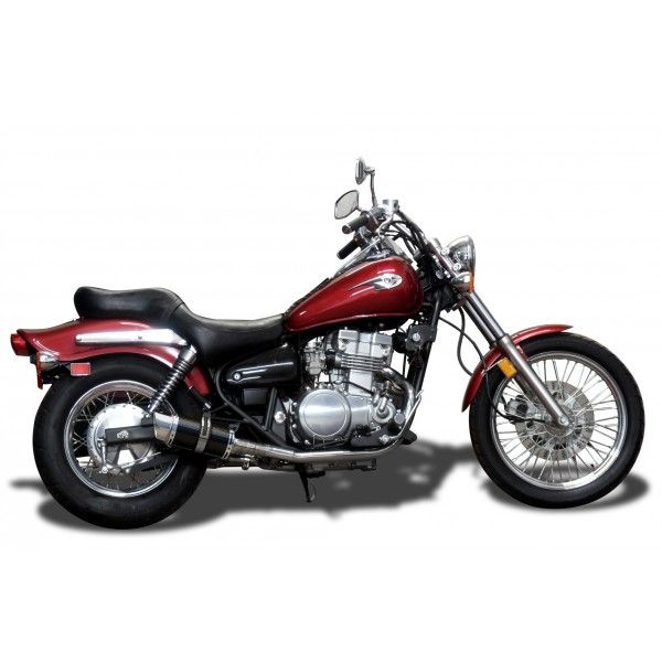 Delkevic slip-on kit Round Carbon 200mm - EN500C 1996-2009