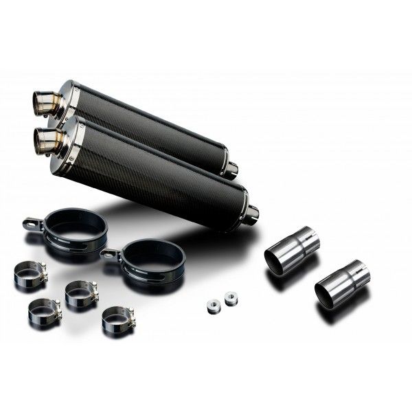 Delkevic slip-on kit Oval Carbon 450mm - EN500C 1996-2009