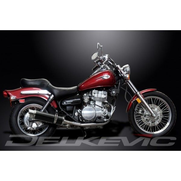 Delkevic slip-on kit Round Carbon 350mm - EN500C 1996-2011