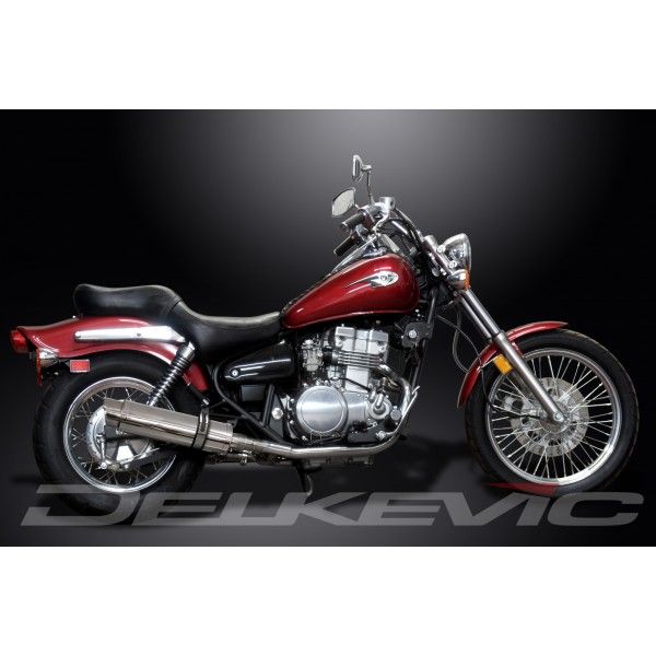 Delkevic slip-on kit Round RVS 350mm - EN500C 1996-2012