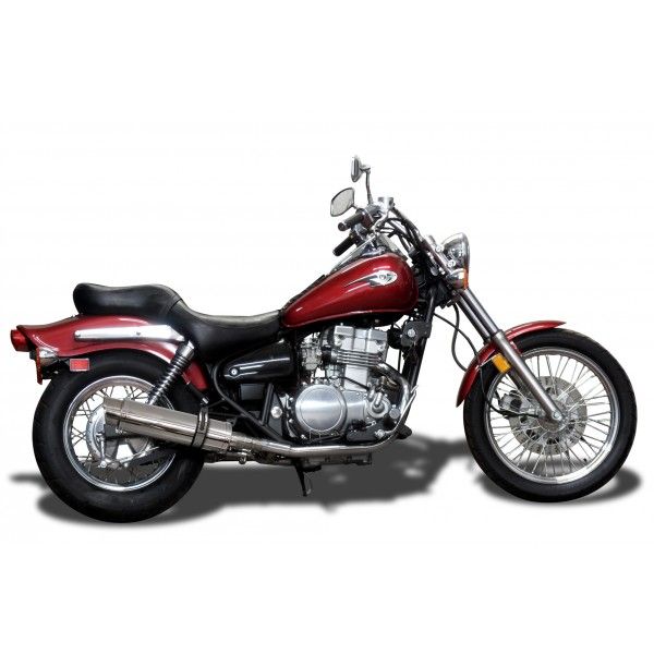 Delkevic slip-on kit Round RVS 350mm - EN500C 1996-2012