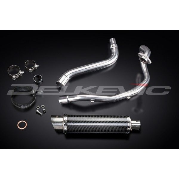 Delkevic volledig systeem Round Carbon 350mm - DR650SE (1996-2019)