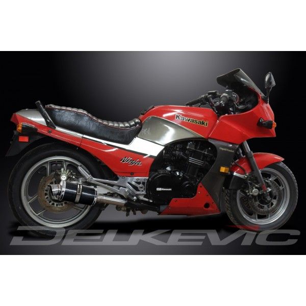 Delkevic slip-on kit Oval Carbon 225mm - GPZ900R ZX900A (1984-2003)