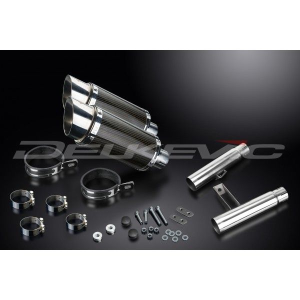 Delkevic slip-on kit Round Carbon 200mm - GPZ900R ZX900A (1984-2003)