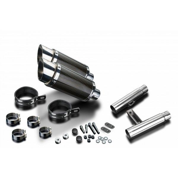 Delkevic slip-on kit Round Carbon 200mm - GPZ900R ZX900A (1984-2003)