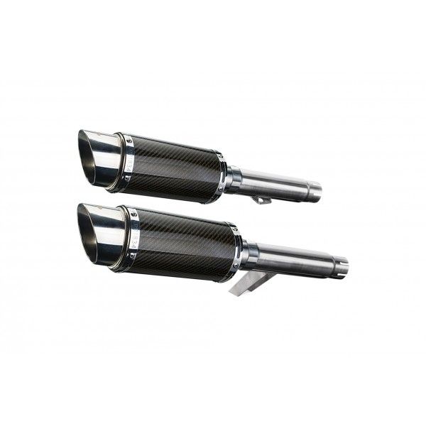 Delkevic slip-on kit Round Carbon 200mm - GPZ900R ZX900A (1984-2003)