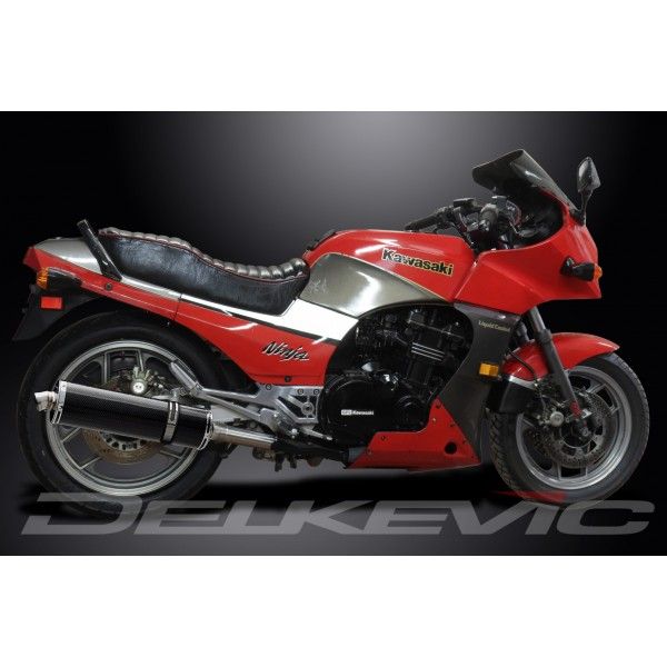 Delkevic slip-on kit Oval Carbon 450mm - GPZ900R ZX900A (1984-2003)
