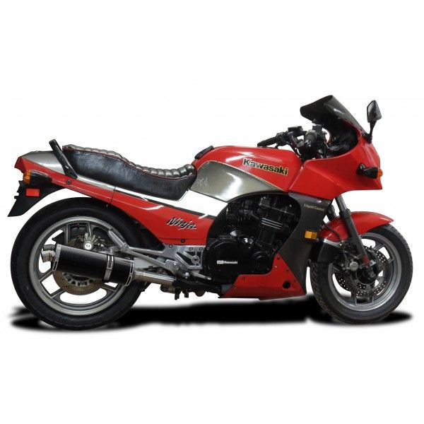 Delkevic slip-on kit Oval Carbon 350mm - GPZ900R ZX900A (1984-2003)