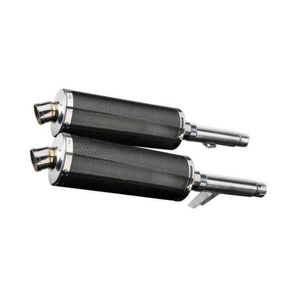 Delkevic slip-on kit Oval Carbon 350mm - GPZ900R ZX900A (1984-2003)