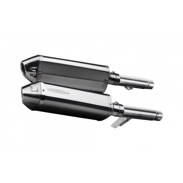 Delkevic slip-on kit Tri-Oval RVS 320mm - GPZ900R ZX900A (1984-2003)