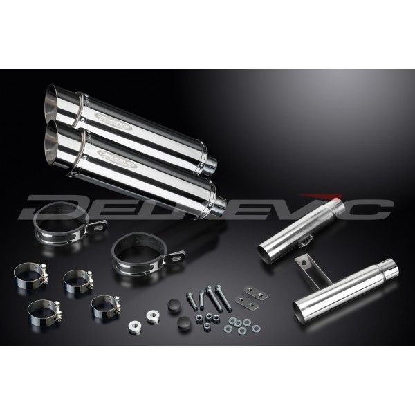 Delkevic slip-on kit Round RVS 350mm - GPZ900R ZX900A (1984-2003)