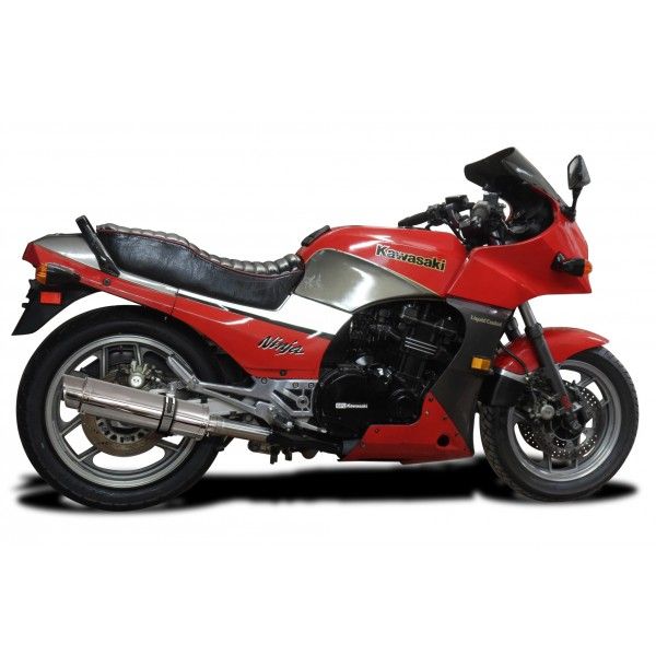 Delkevic slip-on kit Round RVS 350mm - GPZ900R ZX900A (1984-2003)
