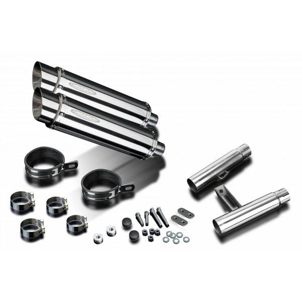Delkevic slip-on kit Round RVS 350mm - GPZ900R ZX900A (1984-2003)