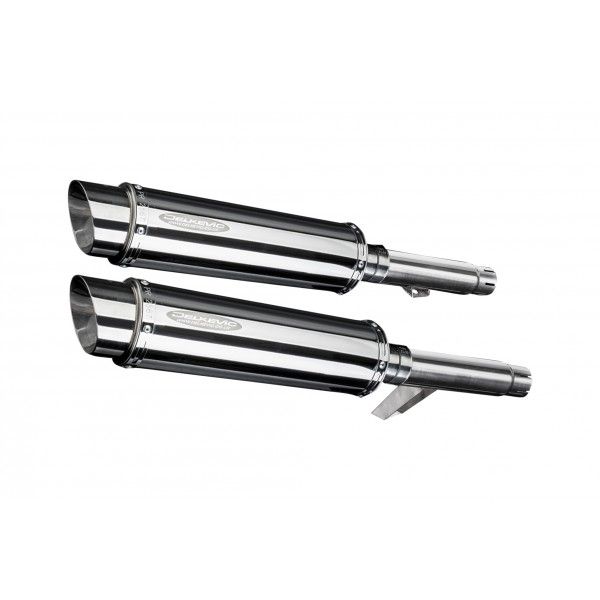 Delkevic slip-on kit Round RVS 350mm - GPZ900R ZX900A (1984-2003)