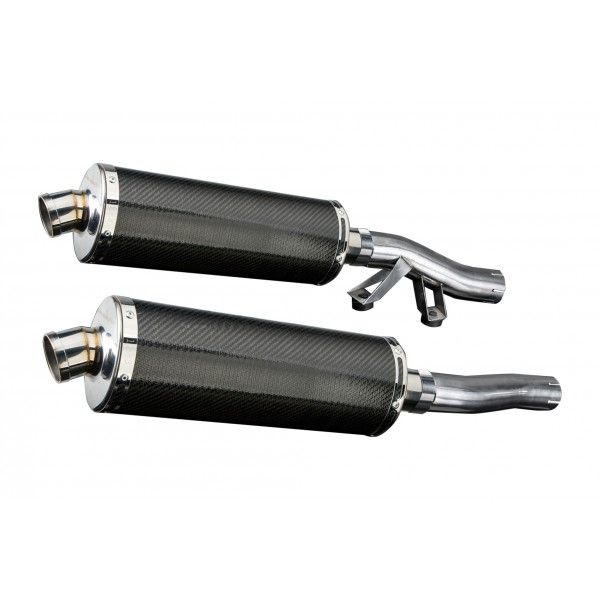 Delkevic slip-on kit Oval Carbon 350mm - GTR1000 (1986-2006)