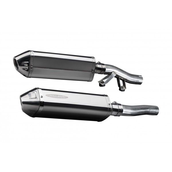Delkevic slip-on kit Tri-Oval RVS 320mm - GTR1000 (1986-2006)