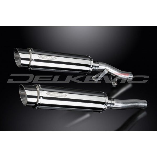 Delkevic slip-on kit Round RVS 350mm - GTR1000 (1986-2006)