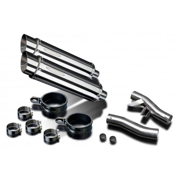 Delkevic slip-on kit Round RVS 350mm - GTR1000 (1986-2006)