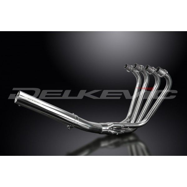 Delkevic volledig systeem Short Straight RVS 350mm - KZ750P GT750 (1982-1988)
